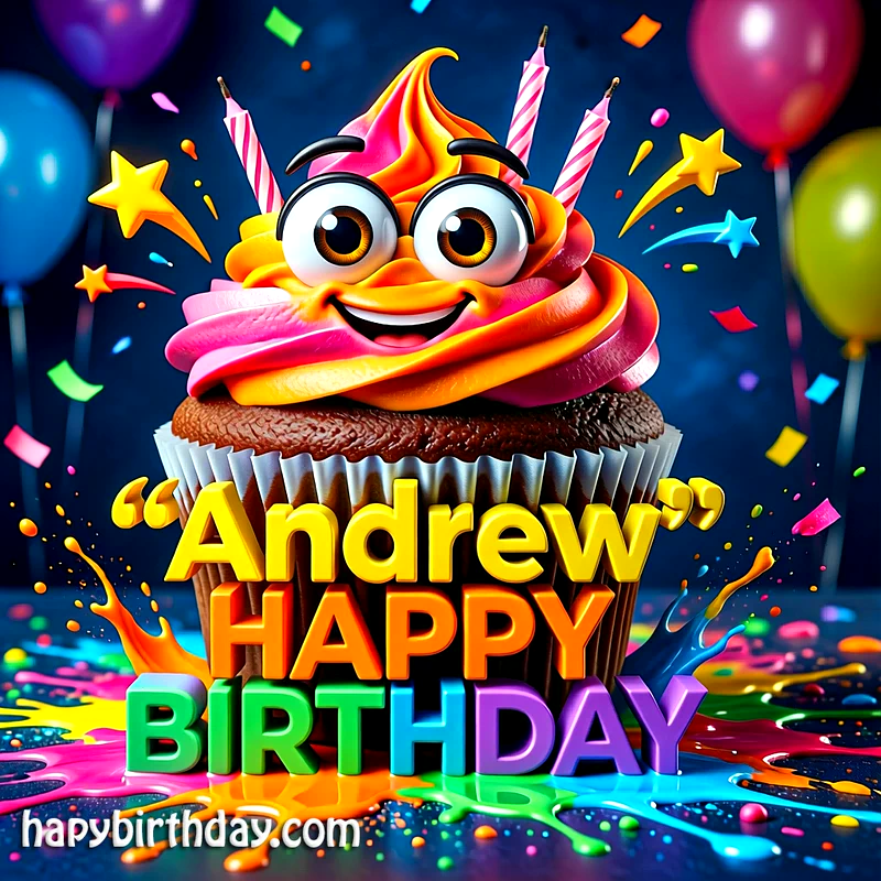Download Free andrew Happy Birthday Cake Picture HD