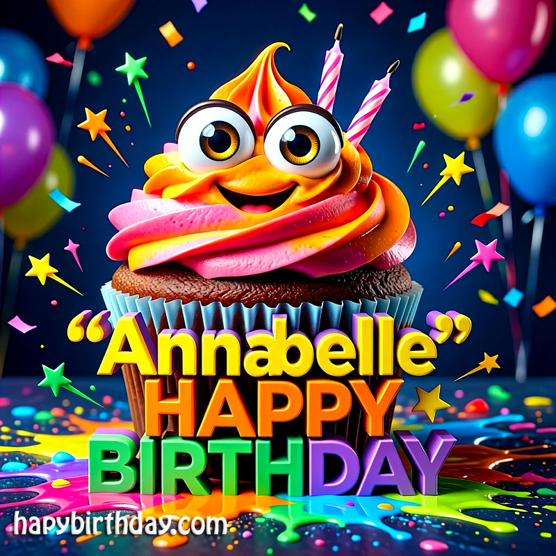 Download Free annabelle Happy Birthday Cake Picture HD