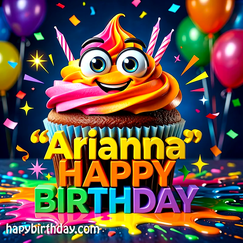 Download Free arianna Happy Birthday Cake Picture HD