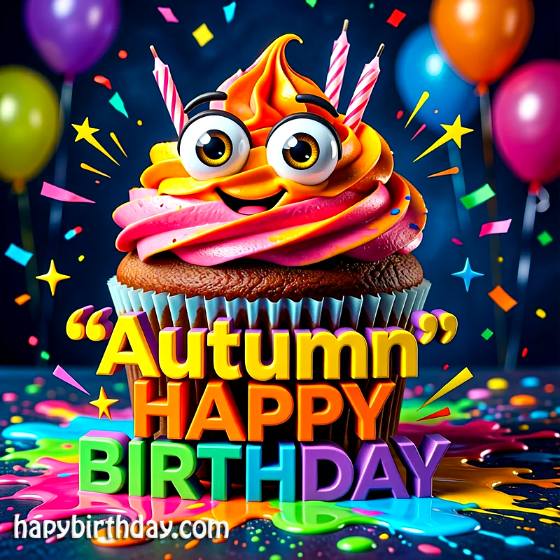 Download Free autumn Happy Birthday Cake Picture HD