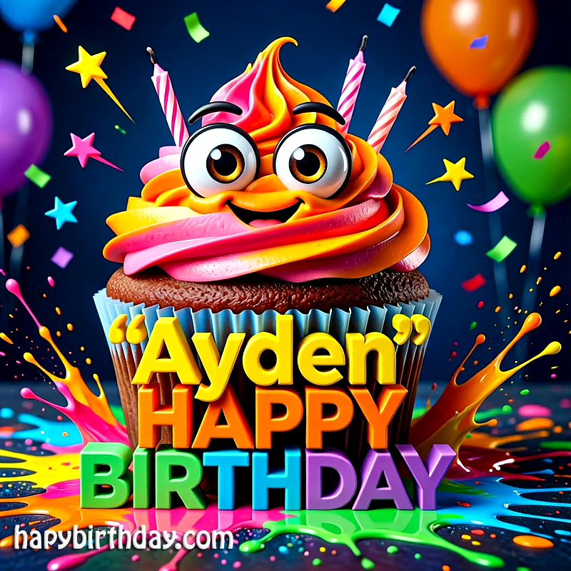 Download Free ayden Happy Birthday Cake Picture HD