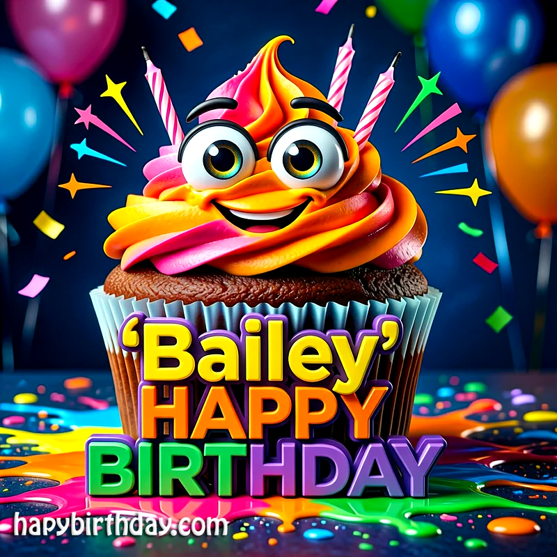 Download Free bailey Happy Birthday Cake Picture HD