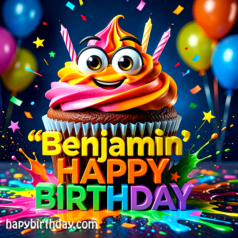 Download Free benjamin Happy Birthday Cake Picture HD