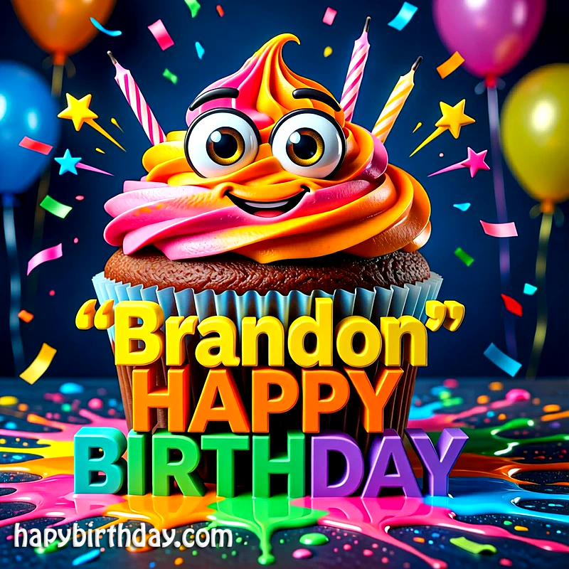 Download Free brandon Happy Birthday Cake Picture HD