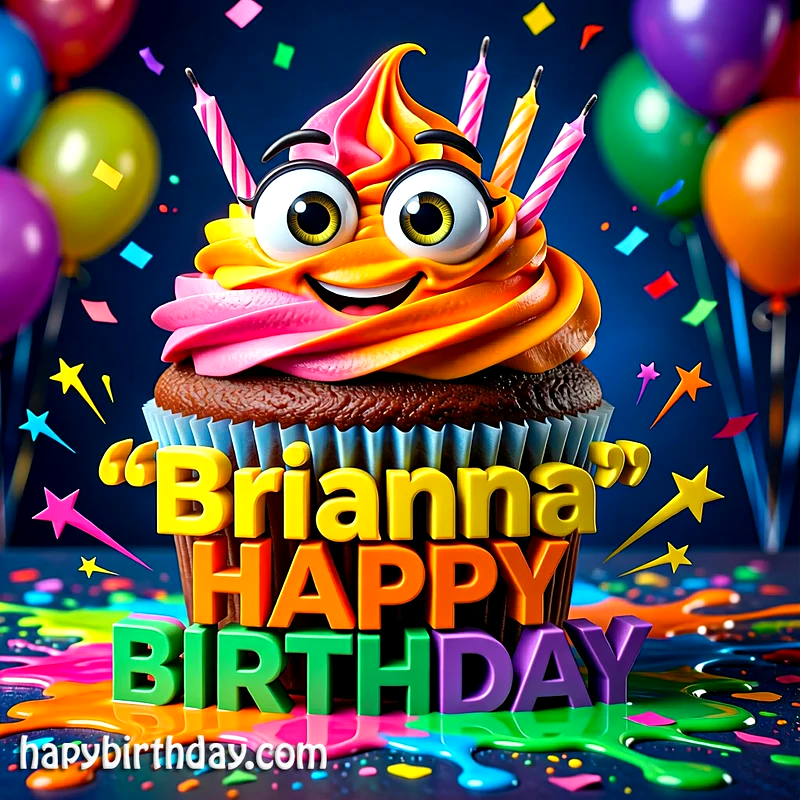 Download Free brianna Happy Birthday Cake Picture HD