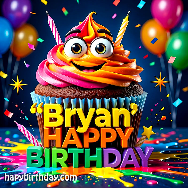 Download Free bryan Happy Birthday Cake Picture HD