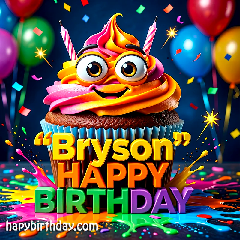 Download Free bryson Happy Birthday Cake Picture HD