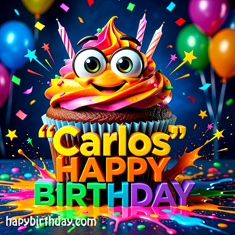 Download Free carlos Happy Birthday Cake Picture HD