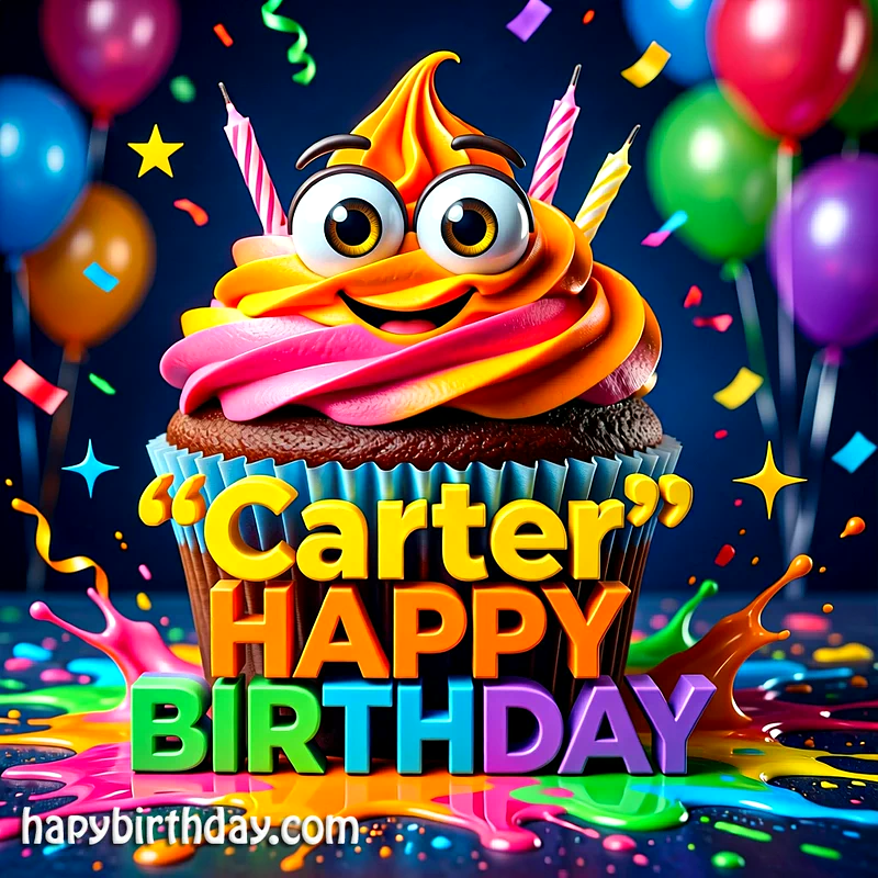 Download Free carter Happy Birthday Cake Picture HD