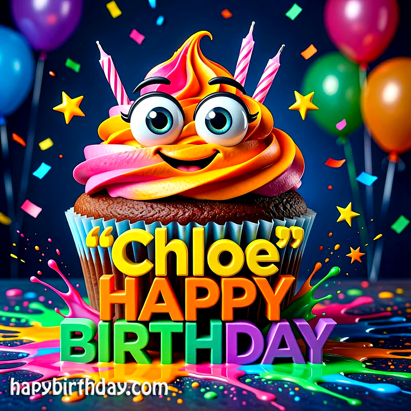 Download Free chloe Happy Birthday Cake Picture HD
