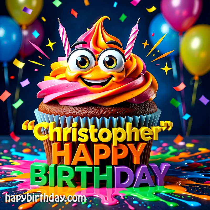 Download Free christopher Happy Birthday Cake Picture HD