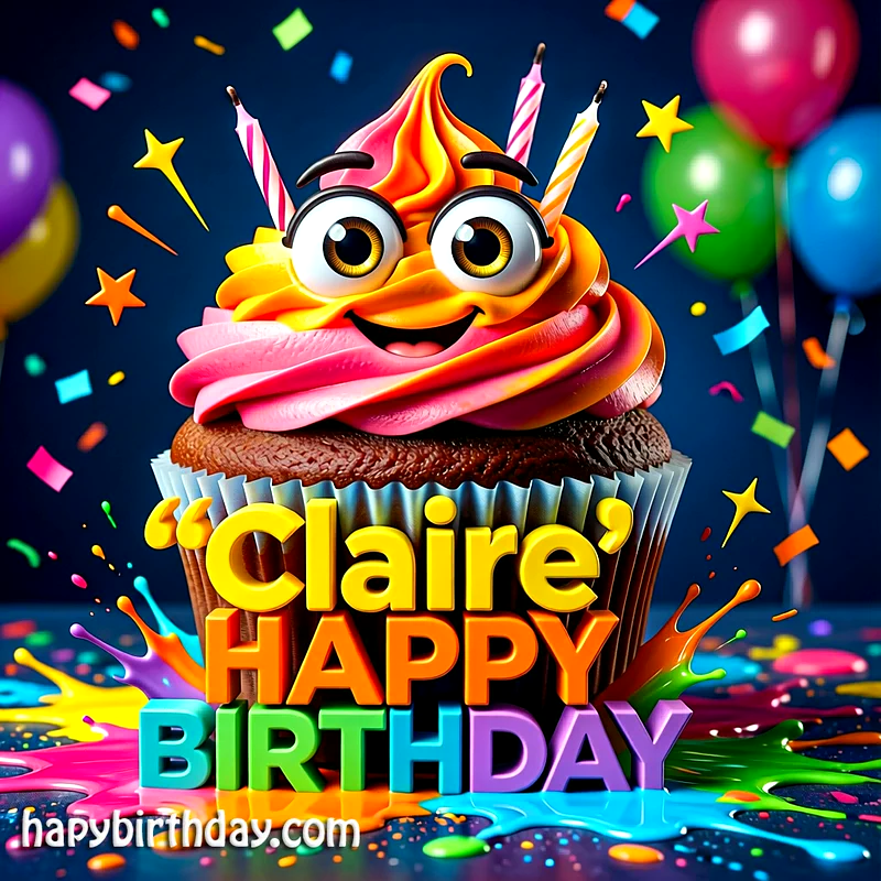 Download Free claire Happy Birthday Cake Picture HD