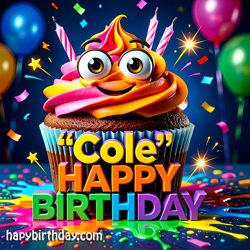 Download Free cole Happy Birthday Cake Picture HD