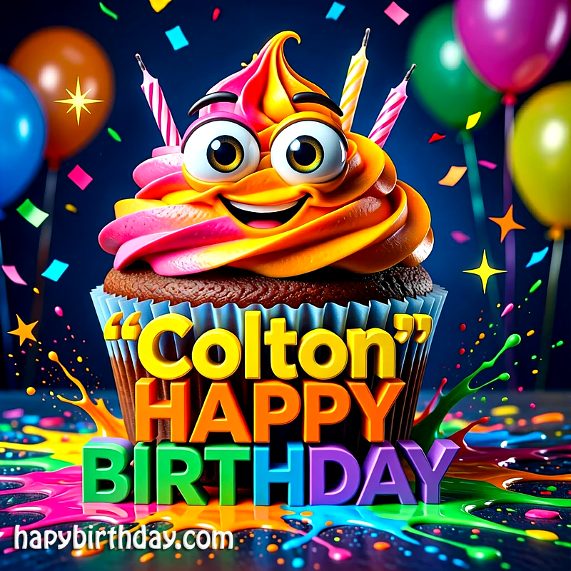 Download Free colton Happy Birthday Cake Picture HD