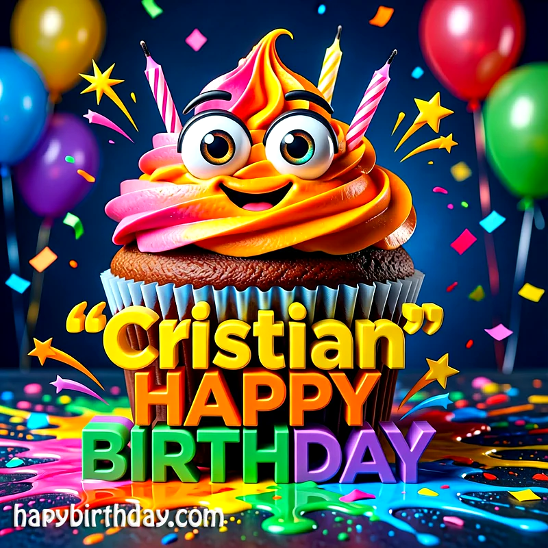 Download Free cristian Happy Birthday Cake Picture HD