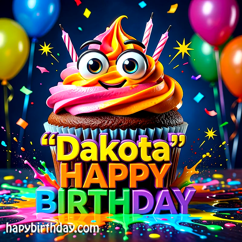 Download Free dakota Happy Birthday Cake Picture HD