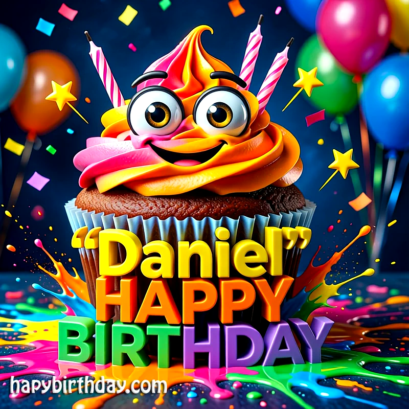 Download Free daniel Happy Birthday Cake Picture HD