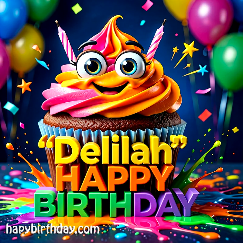 Download Free delilah Happy Birthday Cake Picture HD