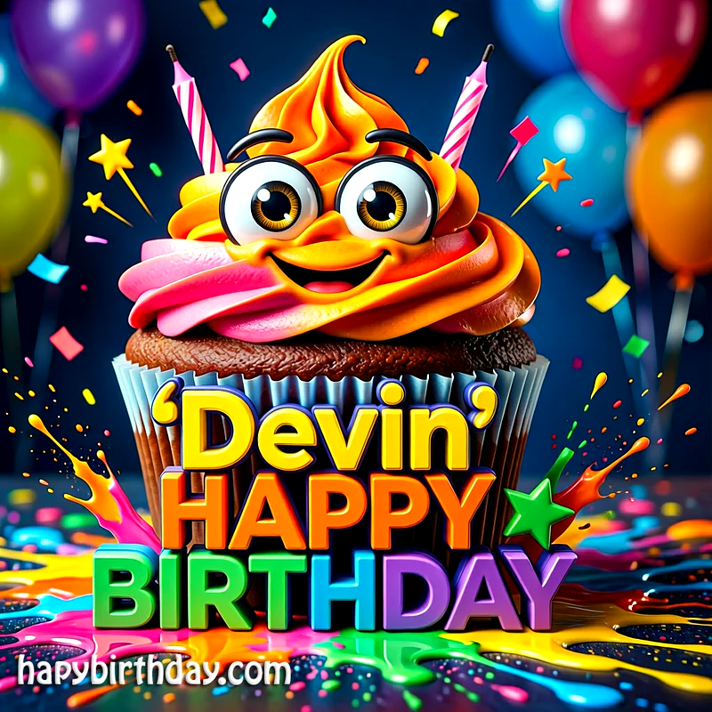 Download Free devin Happy Birthday Cake Picture HD