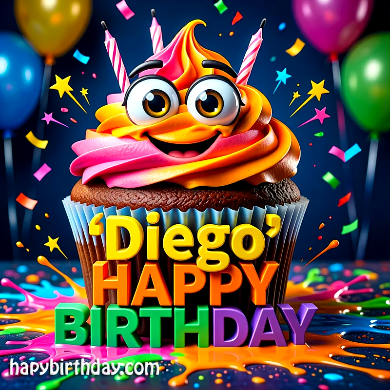 Download Free diego Happy Birthday Cake Picture HD