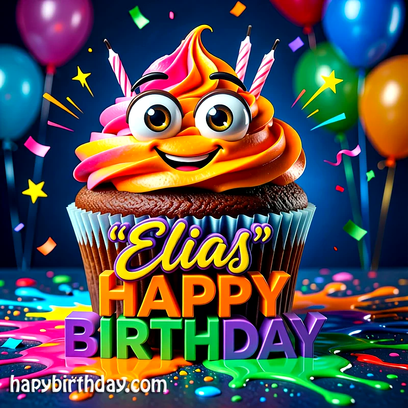 Download Free elias Happy Birthday Cake Picture HD