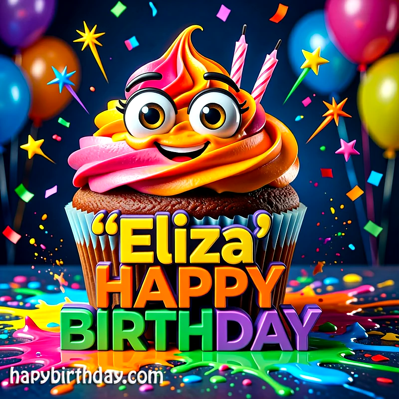 Download Free eliza Happy Birthday Cake Picture HD