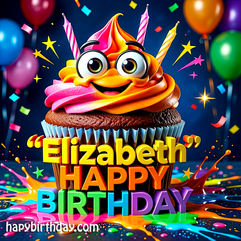 Download Free elizabeth Happy Birthday Cake Picture HD