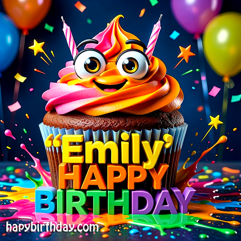 Download Free emily Happy Birthday Cake Picture HD