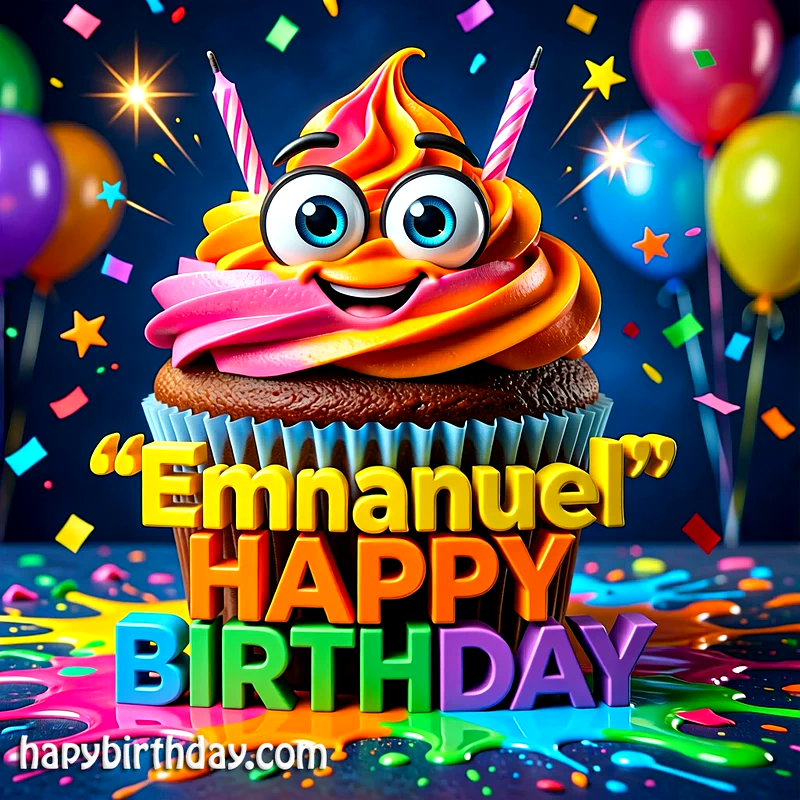 Download Free emmanuel Happy Birthday Cake Picture HD