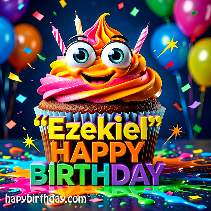 Download Free ezekiel Happy Birthday Cake Picture HD