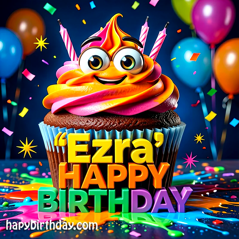 Download Free ezra Happy Birthday Cake Picture HD
