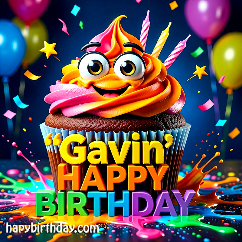 Download Free gavin Happy Birthday Cake Picture HD