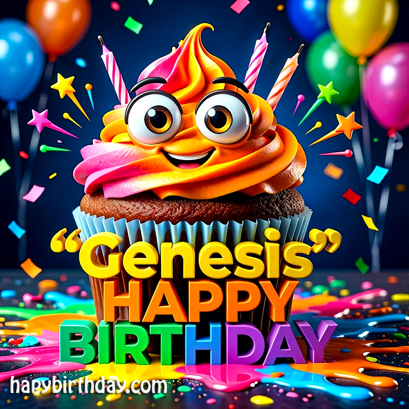 Download Free genesis Happy Birthday Cake Picture HD
