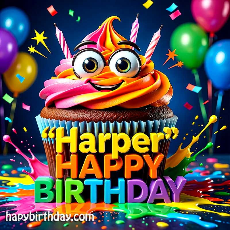 Download Free harper Happy Birthday Cake Picture HD