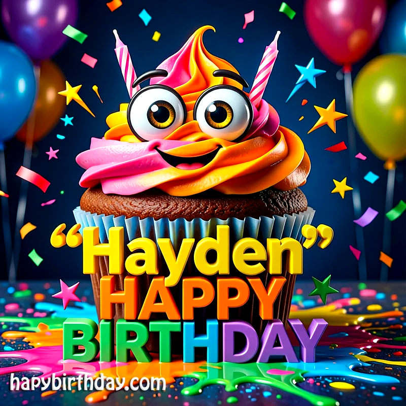 Download Free hayden Happy Birthday Cake Picture HD