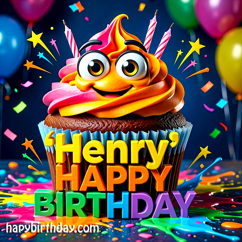 Download Free henry Happy Birthday Cake Picture HD