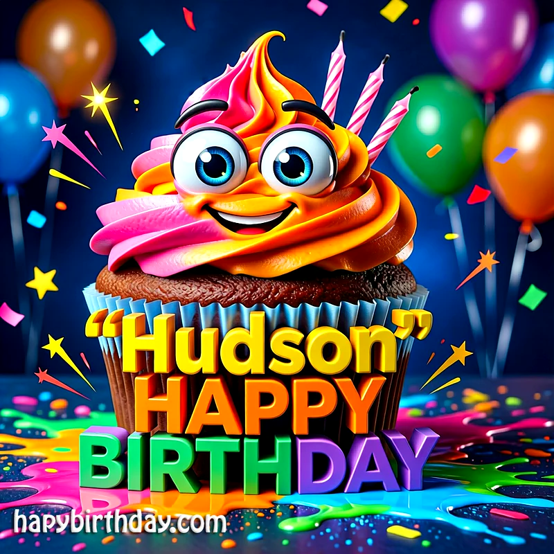 Download Free hudson Happy Birthday Cake Picture HD