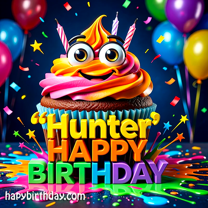 Download Free hunter Happy Birthday Cake Picture HD