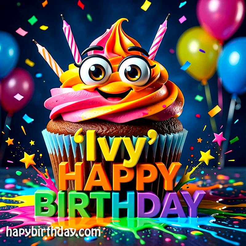 Download Free ivy Happy Birthday Cake Picture HD