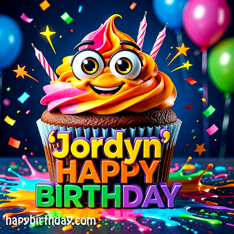 Download Free jordyn Happy Birthday Cake Picture HD