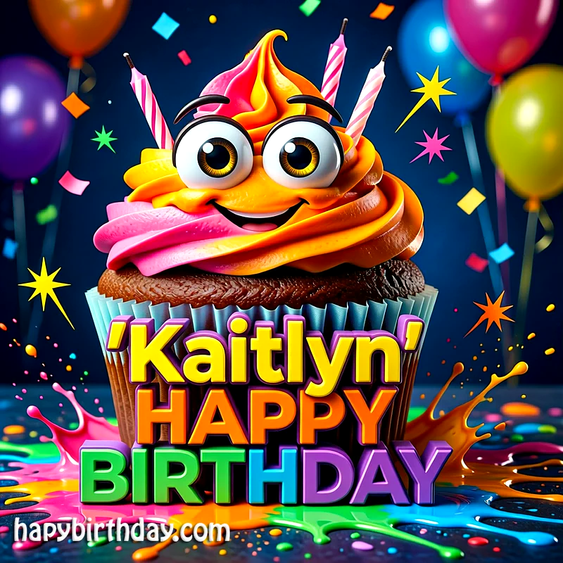 Download Free kaitlyn Happy Birthday Cake Picture HD