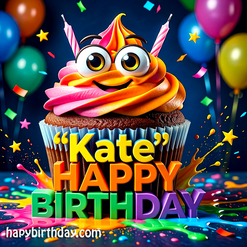 Download Free kate Happy Birthday Cake Picture HD