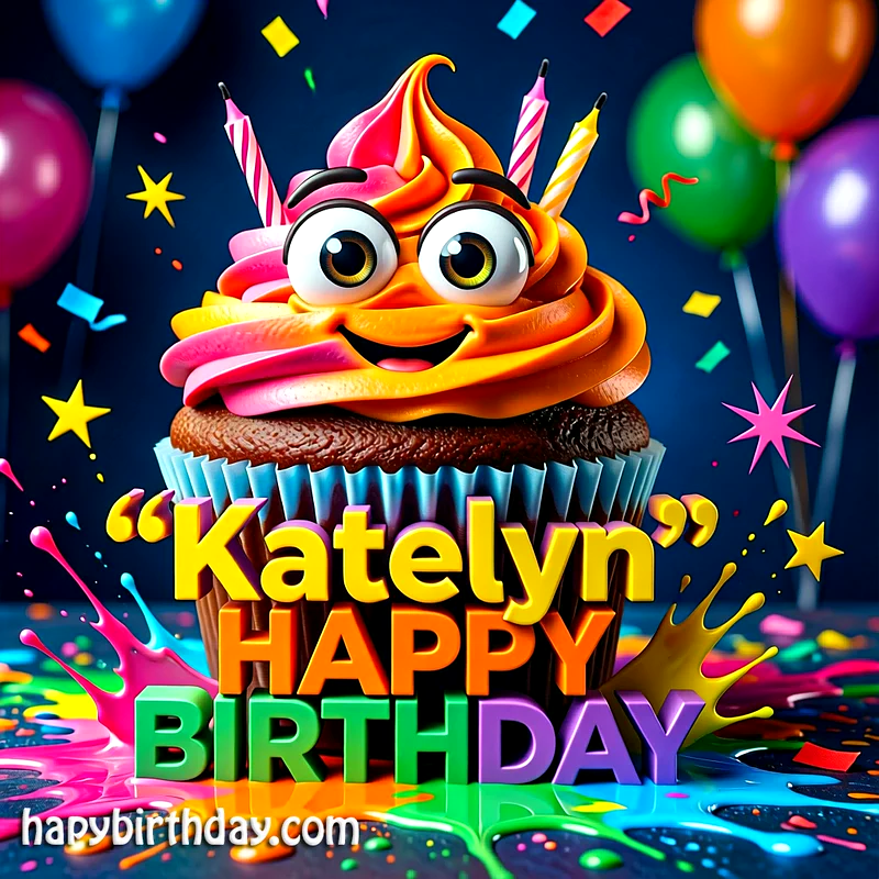 Download Free katelyn Happy Birthday Cake Picture HD