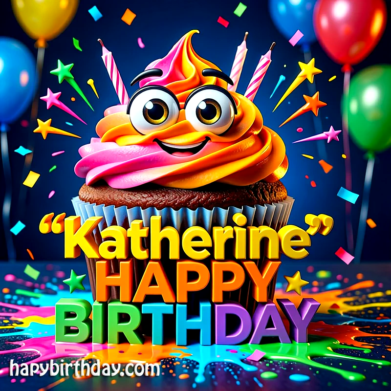 Download Free katherine Happy Birthday Cake Picture HD
