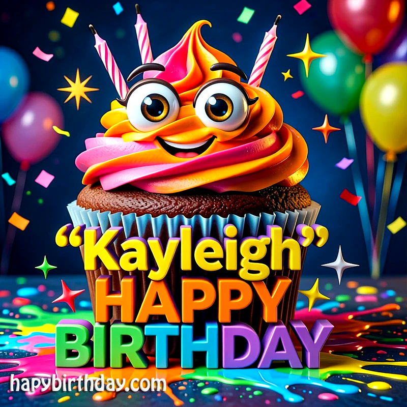 Download Free kayleigh Happy Birthday Cake Picture HD