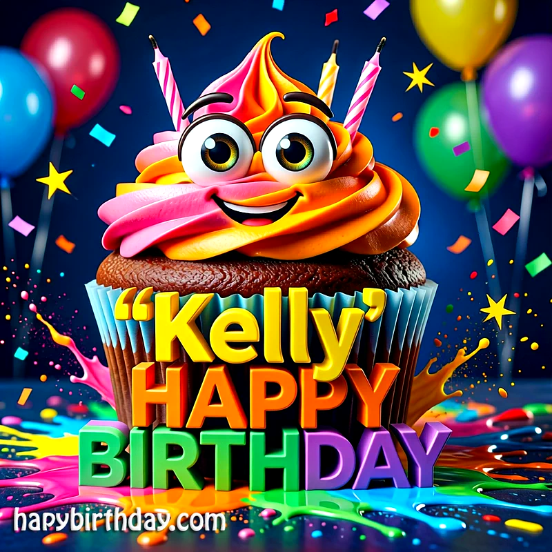 Download Free kelly Happy Birthday Cake Picture HD