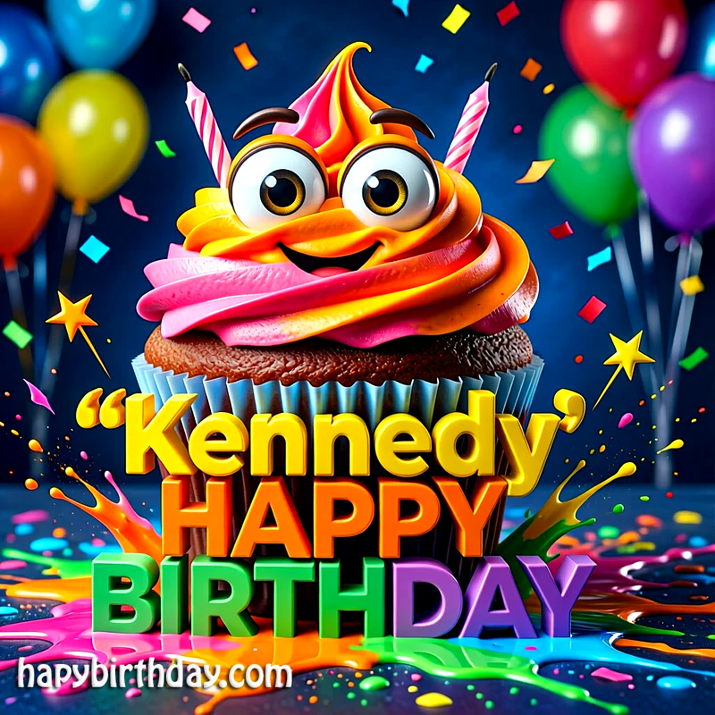 Download Free kennedy Happy Birthday Cake Picture HD