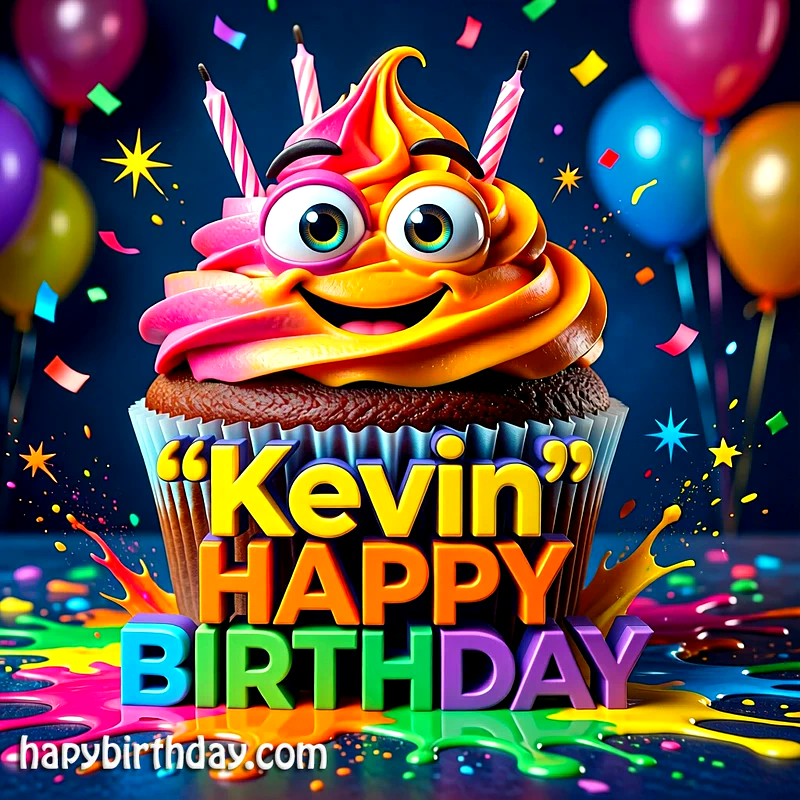 Download Free kevin Happy Birthday Cake Picture HD