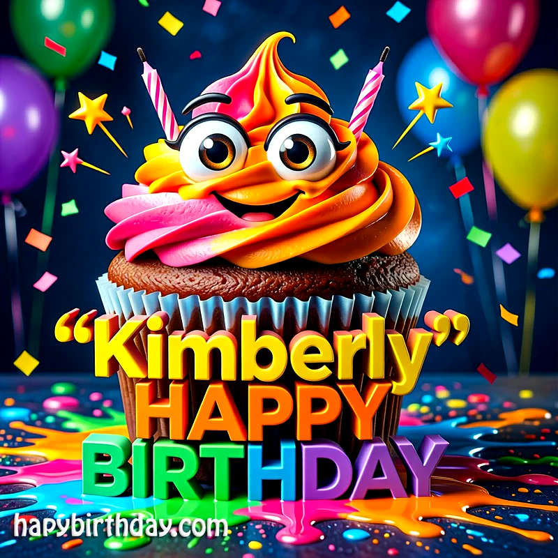 Download Free kimberly Happy Birthday Cake Picture HD