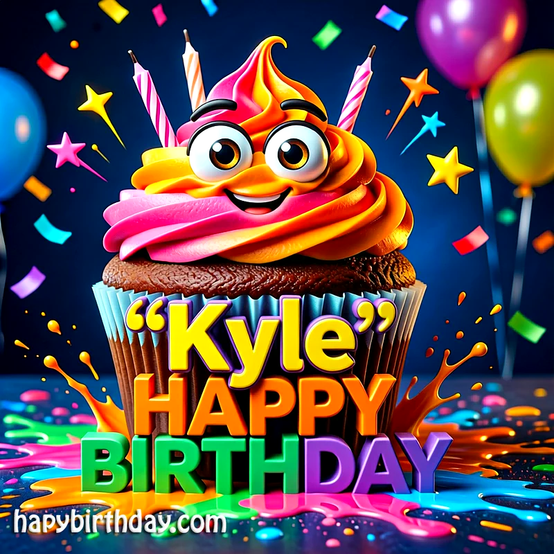 Download Free kyle Happy Birthday Cake Picture HD
